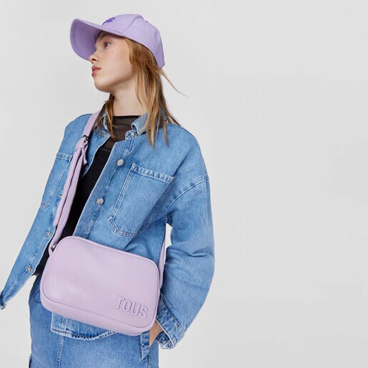 Lila Crossbody taška reportérka TOUS Carol