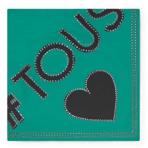 Green TOUS Lovers scarf