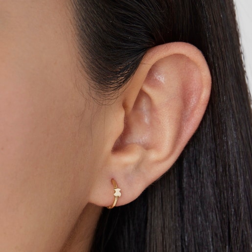 Piercing de oreja oso de oro TOUS Basics