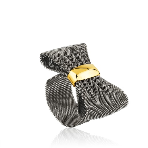 Gold and steel Tul Ring