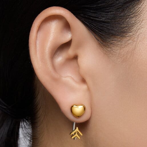 Aretes bicolor TOUS Flechazo