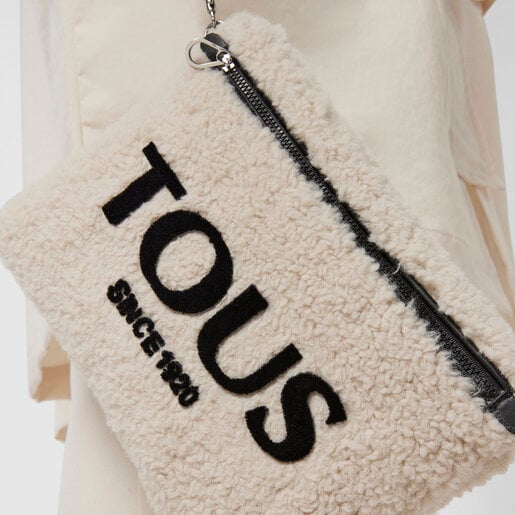 Бежевый клатч Amaya Warm