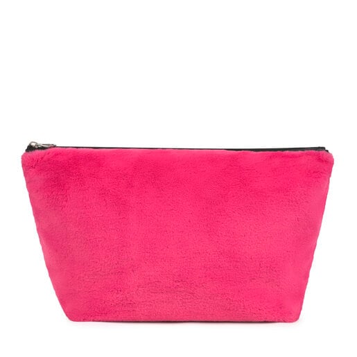 Kleine Handtasche Kaos Shock Fur in Pink