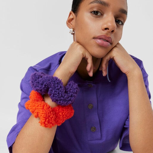 Lilac-colored TOUS Pop Warm Hair tie