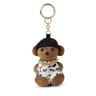 Set with Teddy Samba bear Key ring + multicolored Scarf