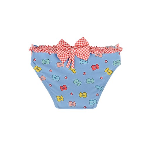 Float gathered swimming knickers