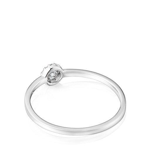 Small Ring in white gold with diamonds Les Classiques