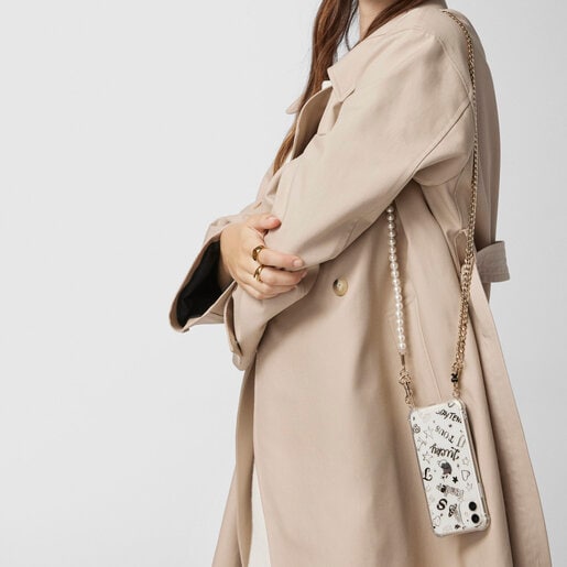 クリア＆ブラックのハンギングカバー Delray 11 Samba Chain