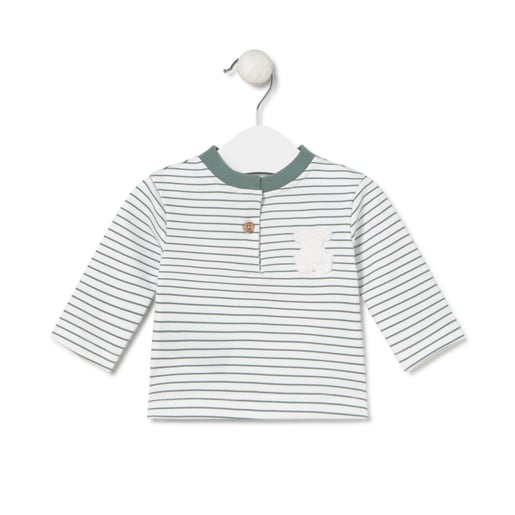 Baby t-shirt in Soft green