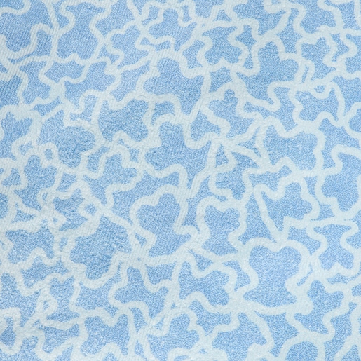 Circular beach towel in Kaos blue