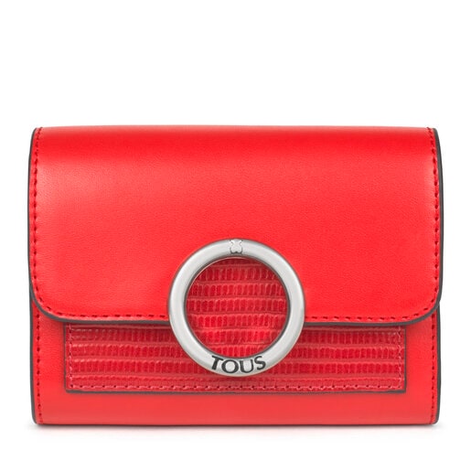 Small red Audree Wallet