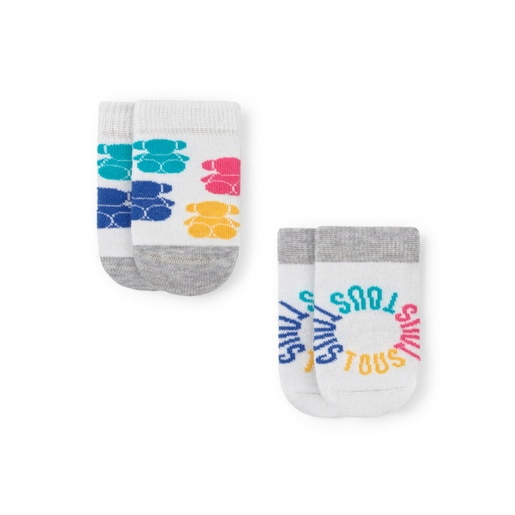 Pack of 2 pairs of baby socks in SSocks unique