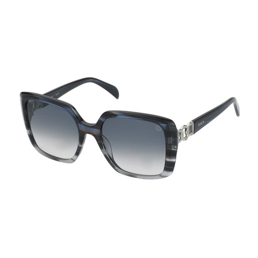 Gafas de sol Square Hold Logo azul