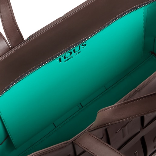 Коричневая сумка-тоут TOUS Damas