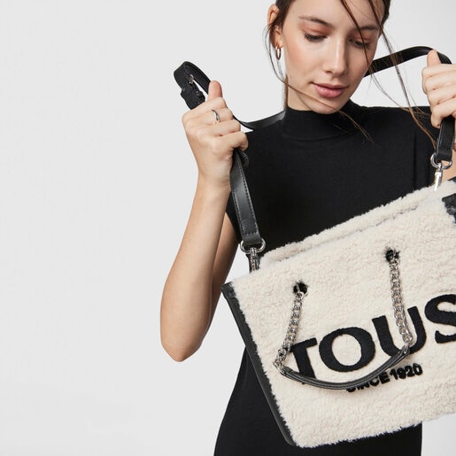 Бежевая сумка-шоппер Amaya Warm