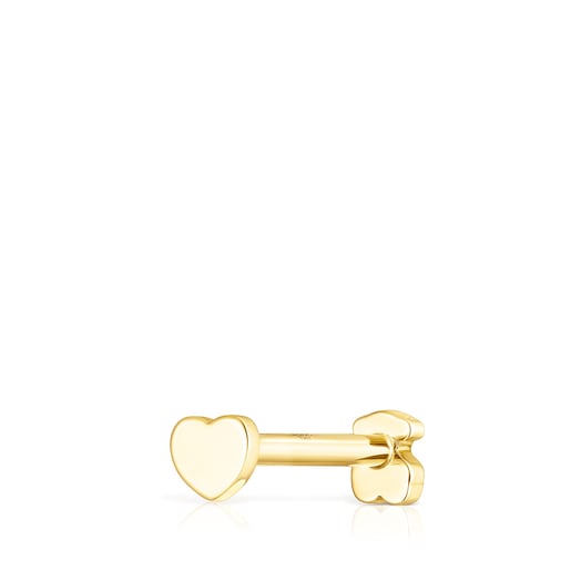 Gold TOUS Piercing Ear piercing with heart