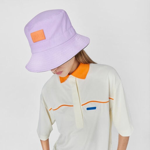 כובע דלי דו-צדדי Doble בצבע סגלגל