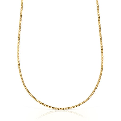 Medium rope Chain with 18kt gold plating over silver measuring 60 cm TOUS  Chain | TOUS