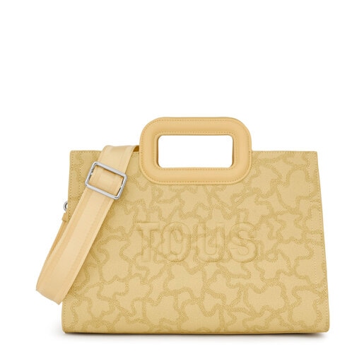 حقيبة تسوُّق Amaya متوسطة الحجم باللون الكريمي من تشكيلة Kaos Icon