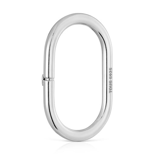 Anilla de plata 45 mm Hold Oval