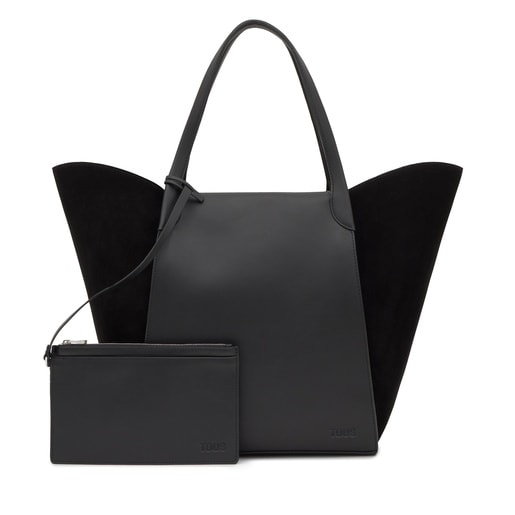 Capazo grande negro TOUS Tulip