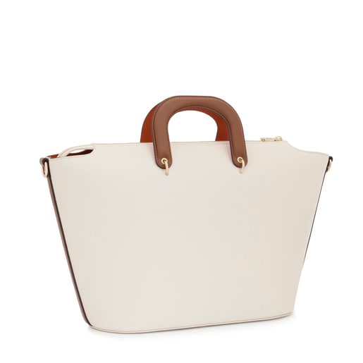 Large beige Tote bag TOUS Helen