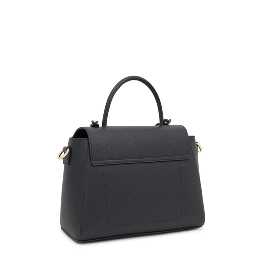 Medium black City bag TOUS Lucia