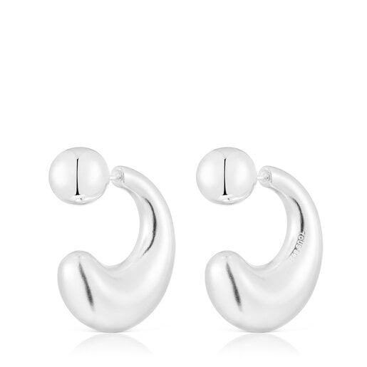 Boucles d’oreilles anneaux grandes en argent TOUS Balloon