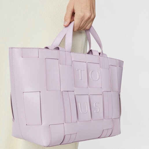 Сиреневая сумка-тоут TOUS Damas