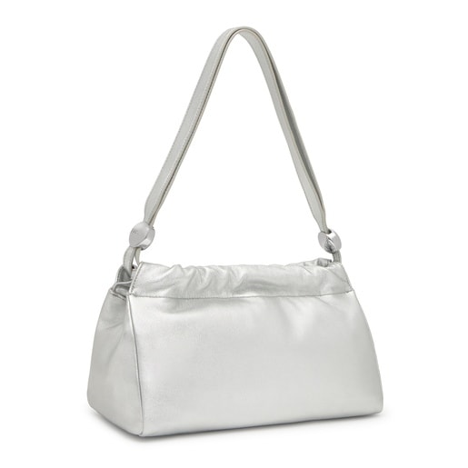 Shopper mediano plateado TOUS Gloss