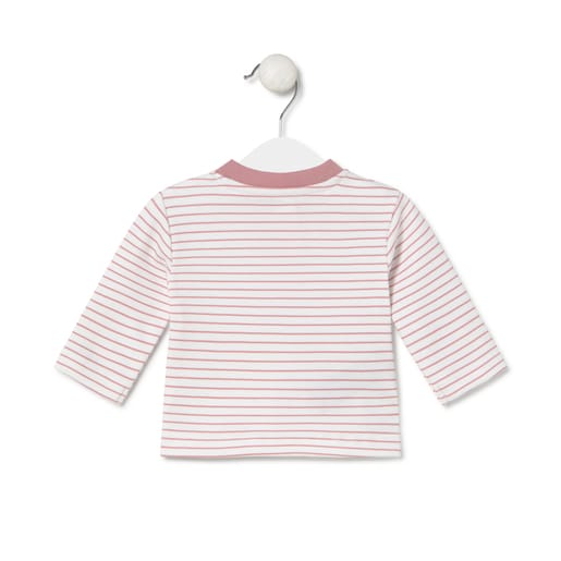 Baby t-shirt in Soft pink