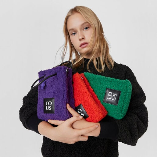 Purple TOUS Pop Warm Minibag