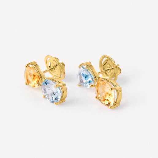 Pendientes de oro con citrino y topacio TOUS ATELIER