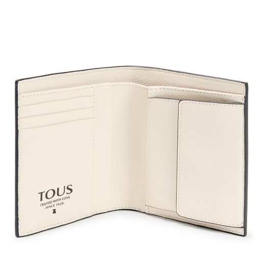 Small khaki TOUS Kaos Mini Evolution Pocket wallet TOUS