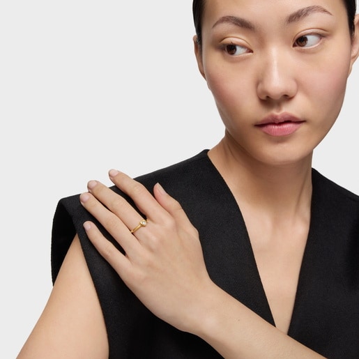 Gold Ring with laboratory-grown diamond TOUS Lili