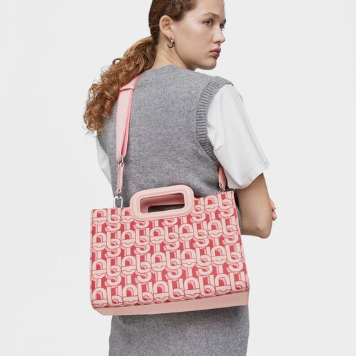 Medium coral-colored Amaya Shopping bag TOUS MANIFESTO