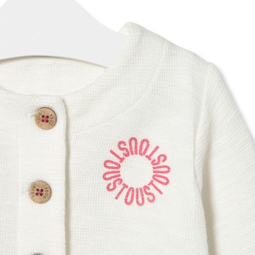 Jacket in Circle ecru