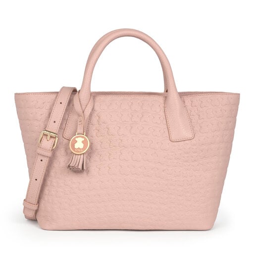 Tote Bag Sherton em Pele rosa