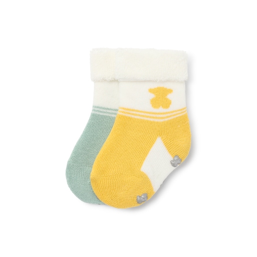 Pack of 2 pairs of baby socks in SSocks unique