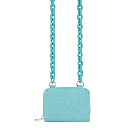 Blue TOUS La Rue New Hanging change purse