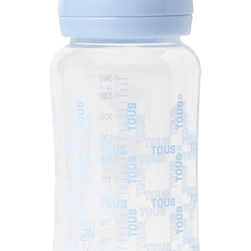 Pack of 2 baby bottles in Square sky blue