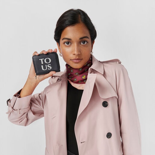 ארנק מטבעות TOUS Balloon מעור בצבע שחור