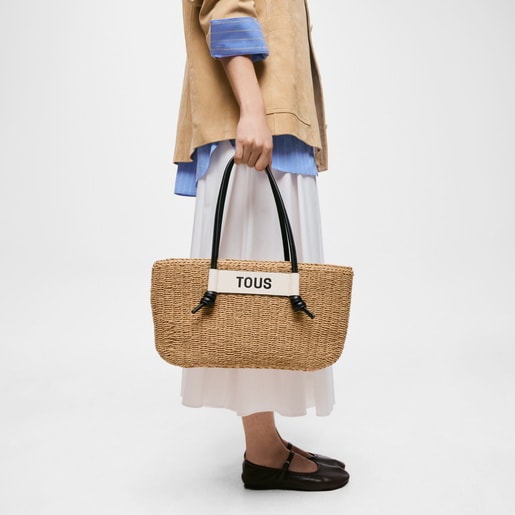 תיק סל Scoubidou גדול בצבע שחור