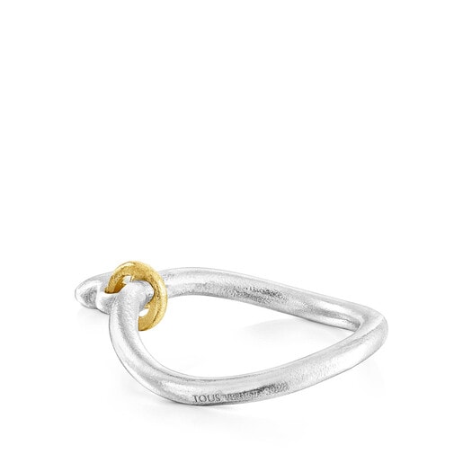 Two-tone Luah bear Ring