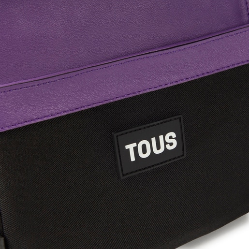 Small purple leather Crossbody bag TOUS Bold Bear