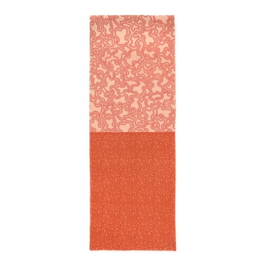 Orange Foulard Kaos Mini Lines