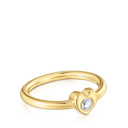 Gold Ring with laboratory-grown diamond TOUS Lili