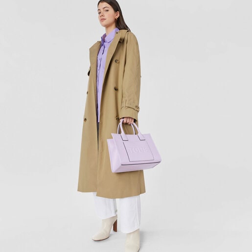 Medium mauve TOUS La Rue Amaya Shopping bag