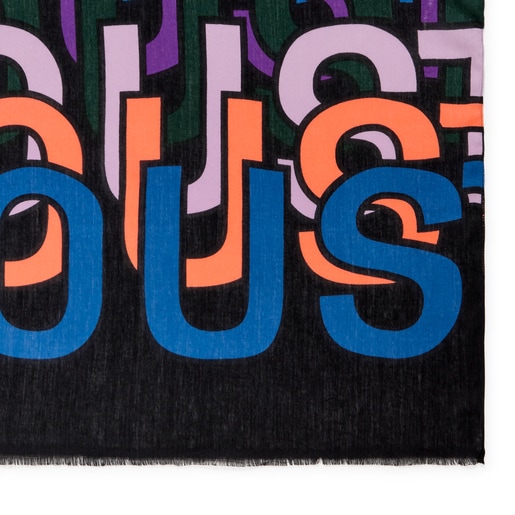 Blue modal TOUS Vera Foulard