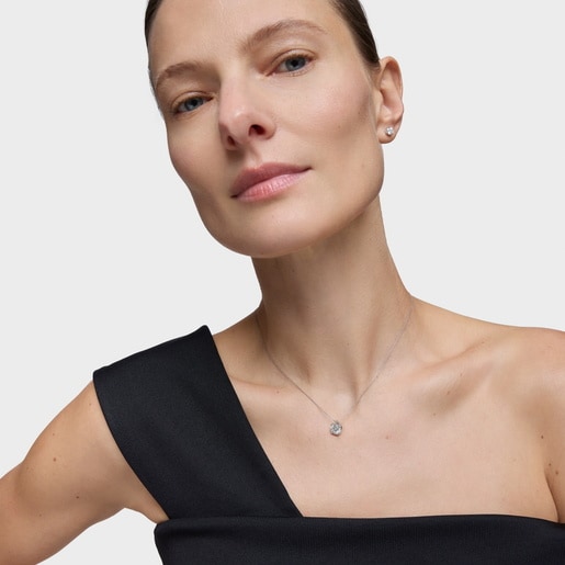 Gargantilla de platino con diamante talla brillante creado en laboratorio 1,50 ct TOUS Essentials LGD